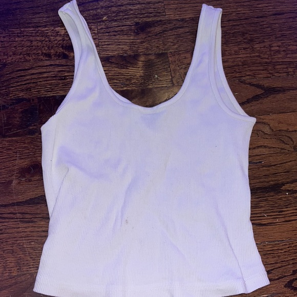 Brandy Melville Crop Top White - Picture 3 of 3